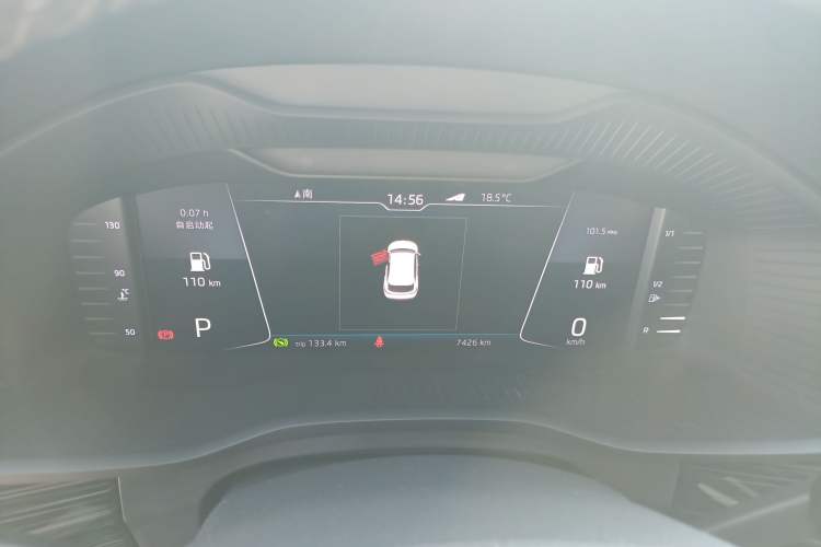 Used Skoda Kodiaq GT 2019 TSI330 Two-Wheel-Drive Luxury Edition China VI Standard Instrument Cluster