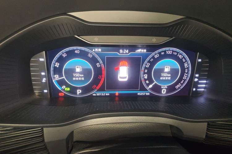 Used Skoda Kodiaq GT 2019 TSI330 Two-Wheel-Drive Luxury Edition China V Standard Instrument Cluster