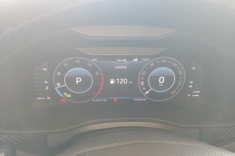 Used Skoda Kodiaq GT 2019 TSI380 4x4 Flagship Model China VI Standard Instrument Cluster