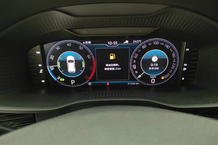 Used Skoda Kodiaq GT 2019 TSI330 Two-Wheel-Drive Luxury Edition China V Standard Instrument Cluster