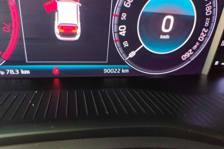 Used Skoda Kodiaq GT 2019 TSI380 4x4 Flagship Model China VI Standard Odometer Close Up