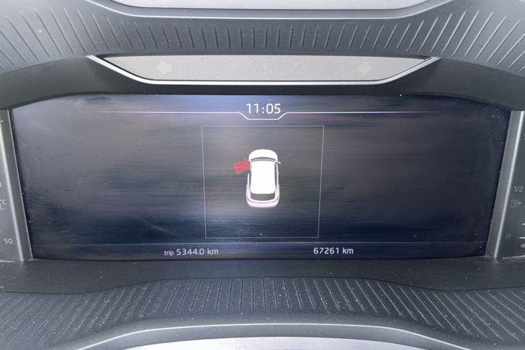 Used Skoda Kodiaq GT 2019 TSI380 4x4 Flagship Model China VI Standard Odometer Close Up