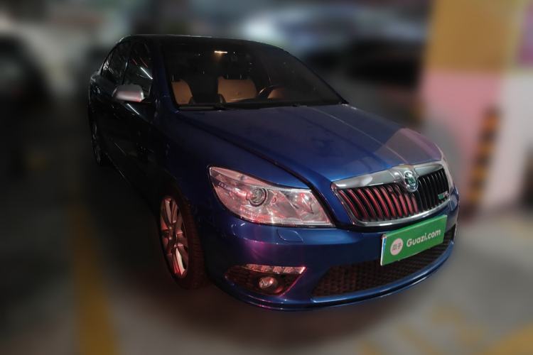 Used Skoda Octavia 2010 2.0 TSI RS Front Right 45 Deg