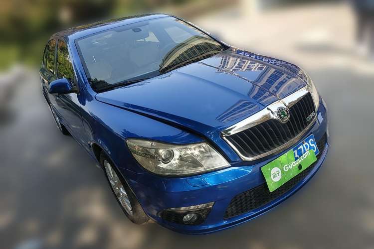 Used Skoda Octavia 2010 2.0 TSI RS Front Right 45 Deg