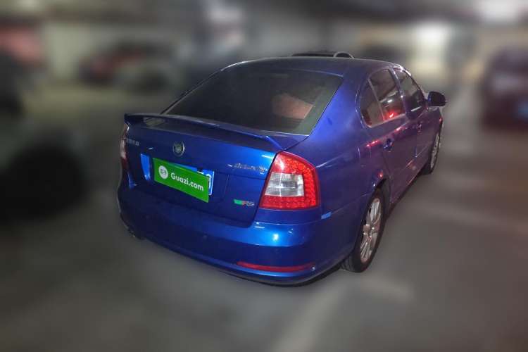 Used Skoda Octavia 2010 2.0 TSI RS Rear Right 45 Deg