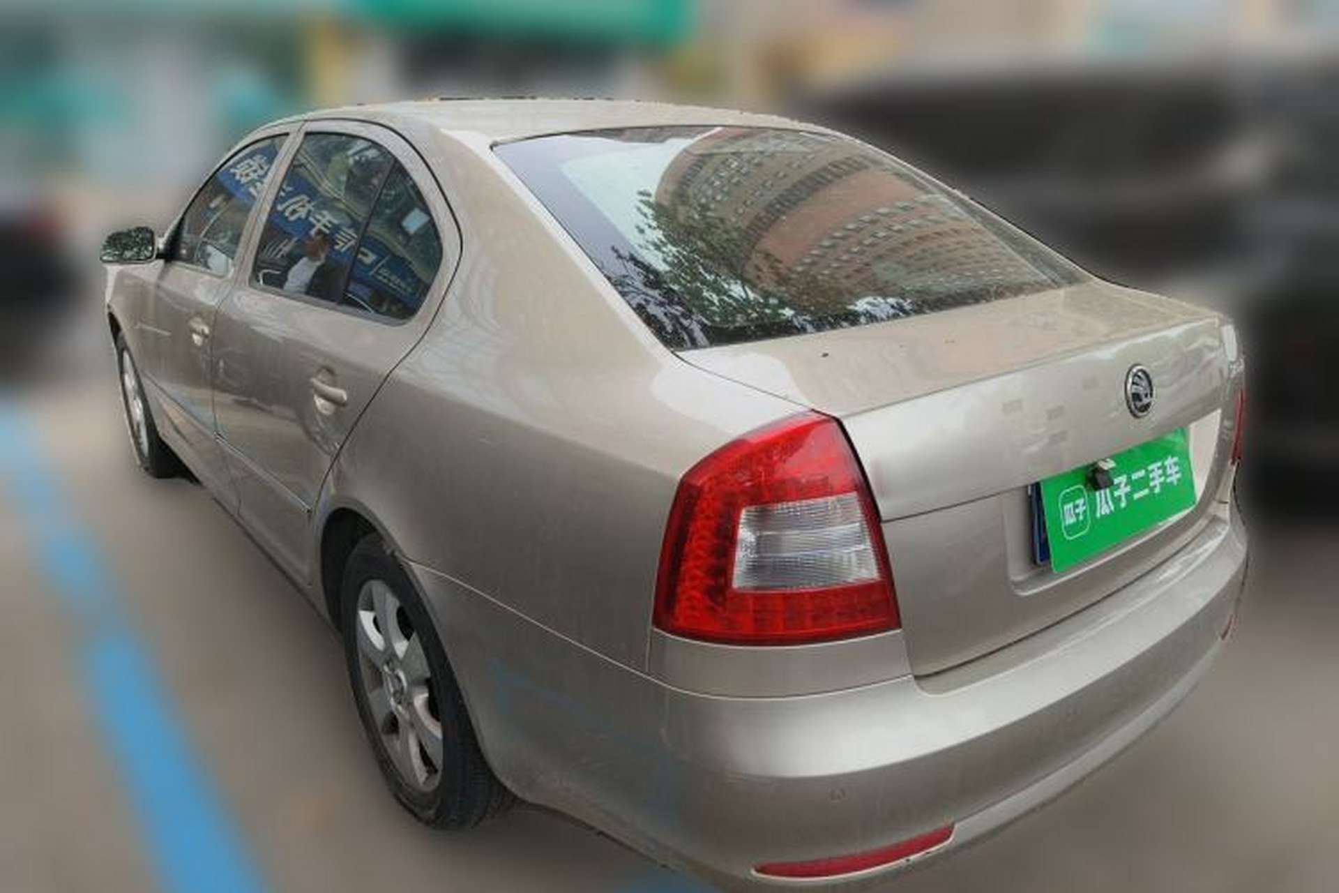 Used Skoda Octavia 2010 1.6L Automatic Yijun Edition Rear Left 45 Deg
