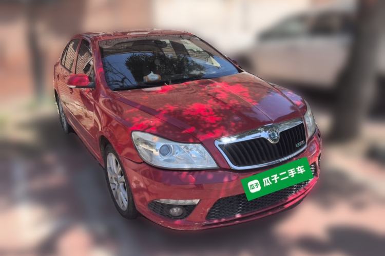 Used Skoda Octavia 2010 2.0 TSI RS Front Right 45 Deg