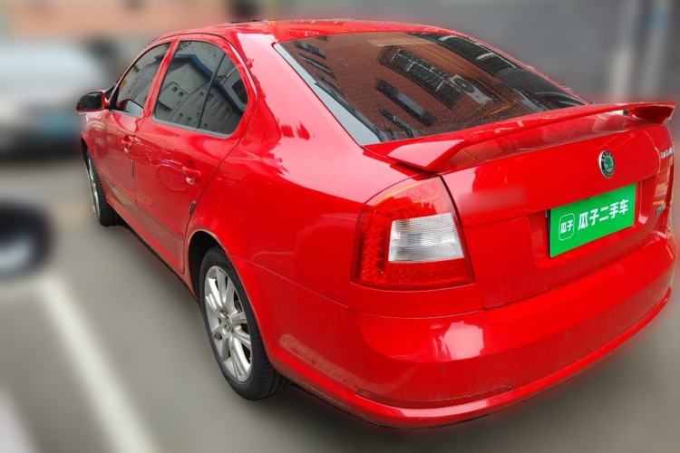 Used Skoda Octavia 2010 2.0 TSI RS Rear Left 45 Deg