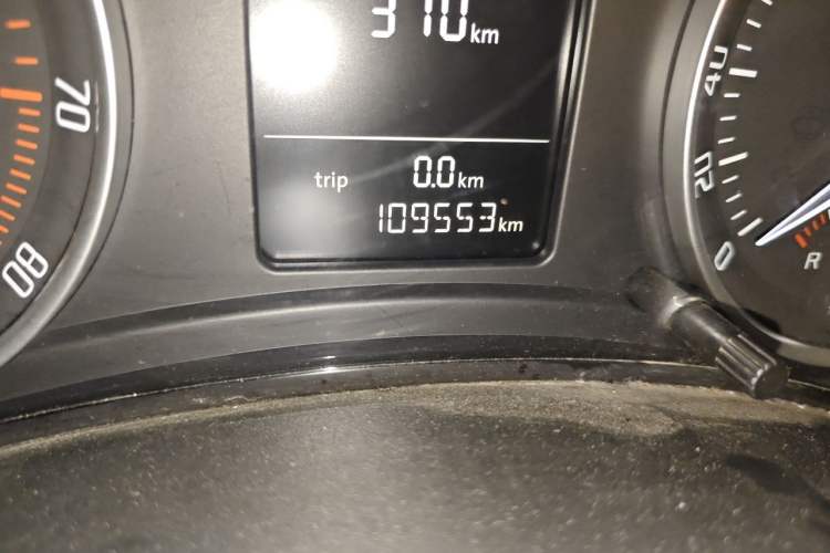 Used Skoda Octavia 2012 1.6L Manual Eado Edition Odometer Close Up