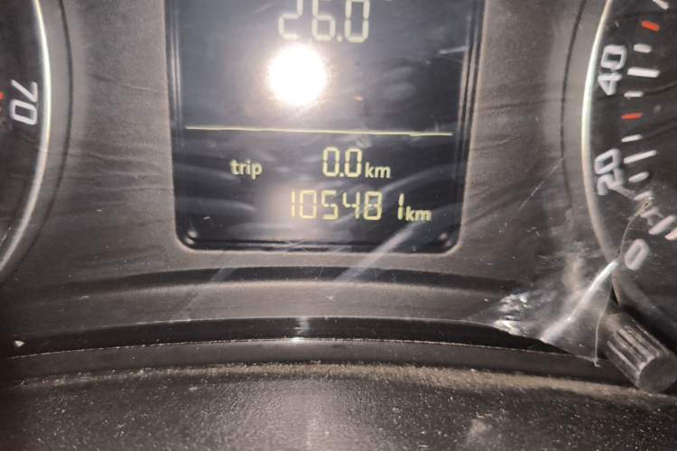 Used Skoda Octavia 2014 1.6L Automatic Yijun Edition Odometer Close Up