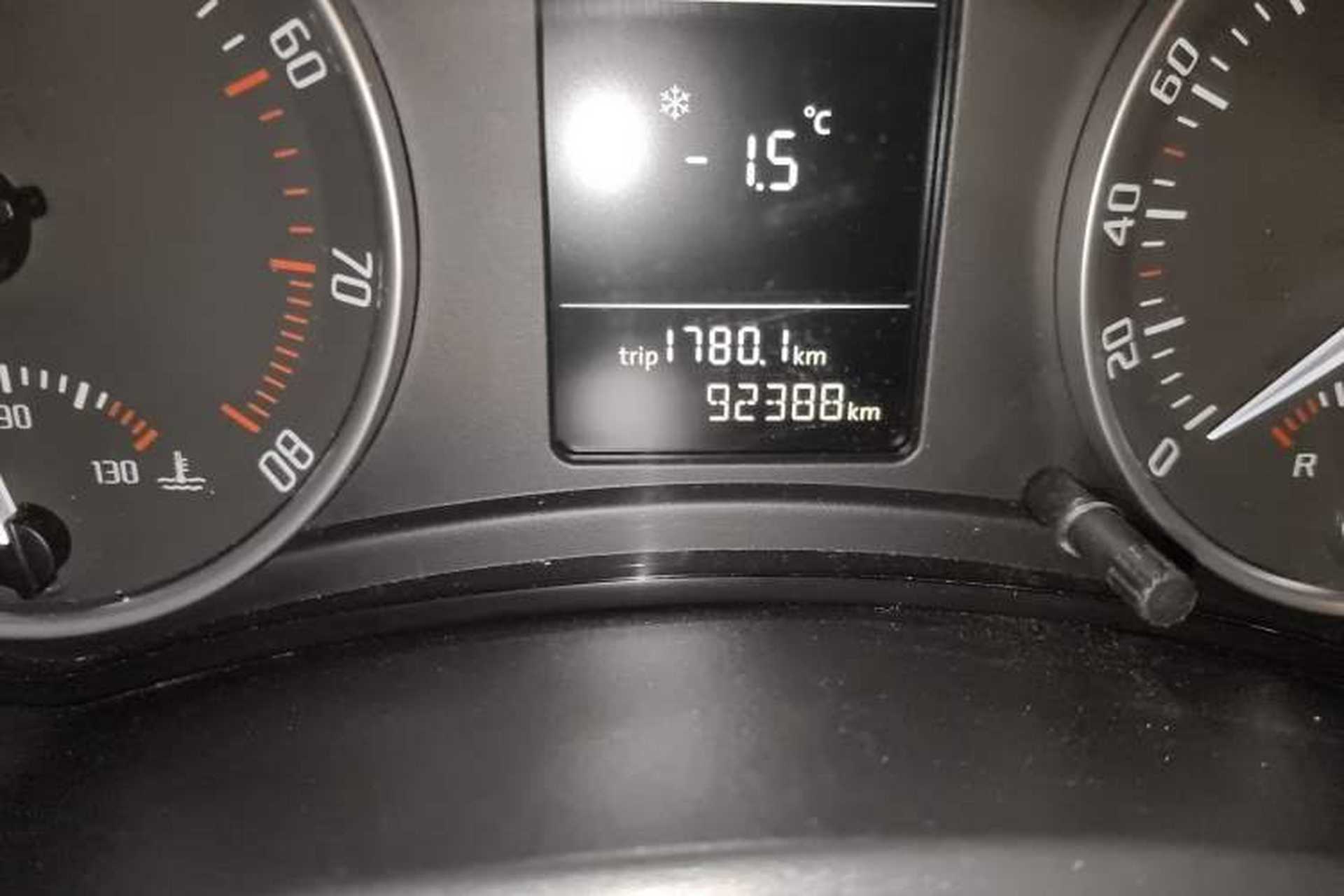 Used Skoda Octavia 2014 1.6L Automatic Yijun Edition Odometer Close Up