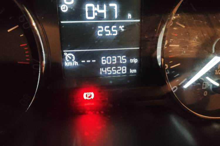 Used Skoda Octavia 2016 1.6L Automatic Chuanxing Edition Odometer Close Up