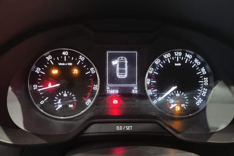 Used Skoda Octavia 2016 1.6L Manual Smart Drive Version Instrument Cluster