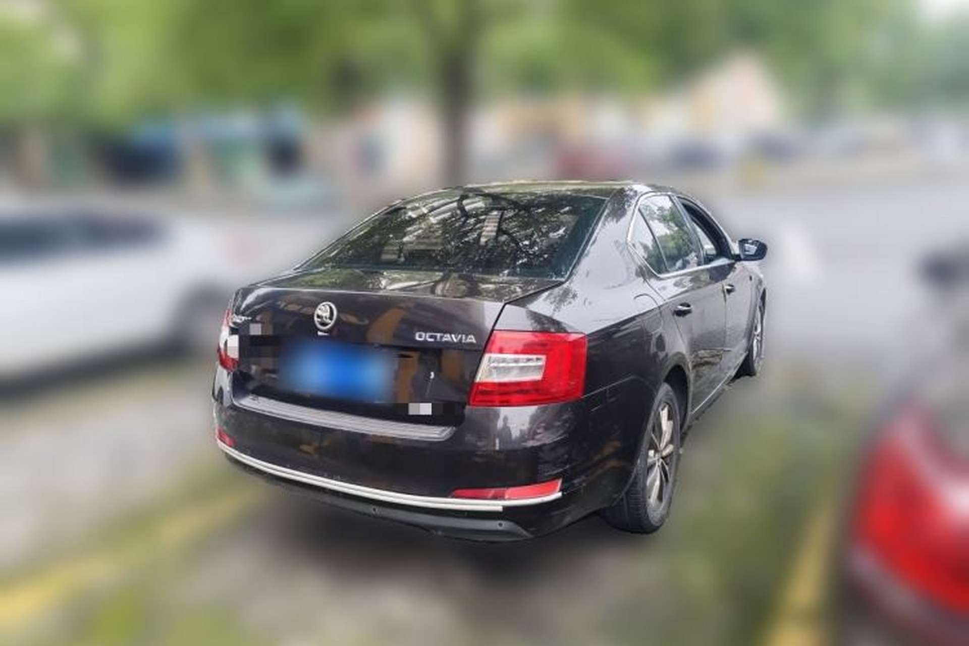 Used Skoda Octavia 2017 1.6L Manual Front-Wheel-Drive Version Rear Right 45 Deg