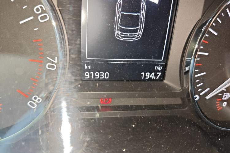 Used Skoda Octavia 2017 TSI280 DSG Smart Drive Edition Odometer Close Up