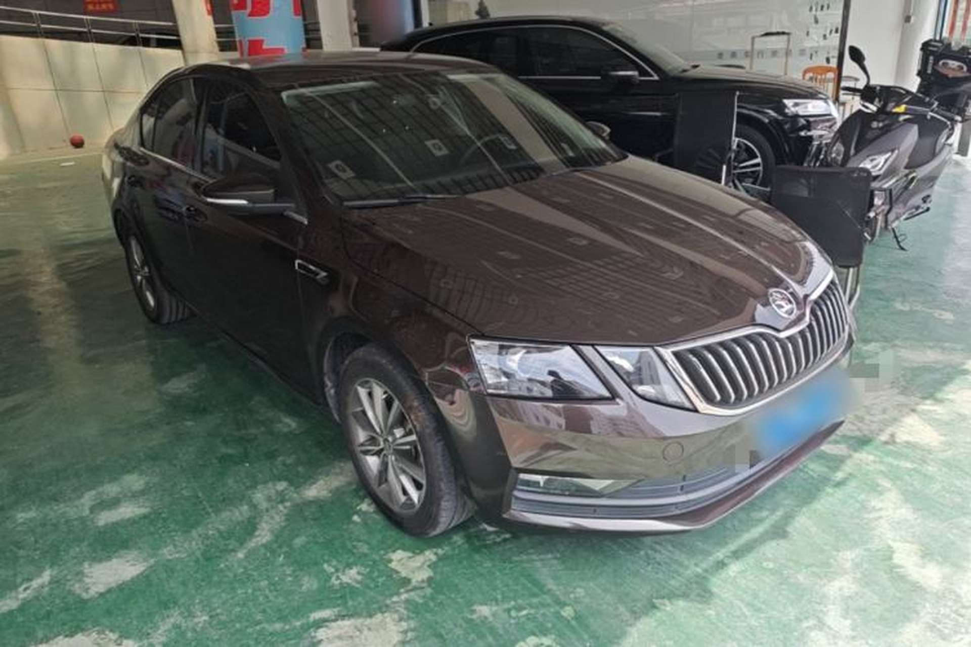 Used Skoda Octavia 2018 TSI230 DSG Comfort Edition Front Right 45 Deg