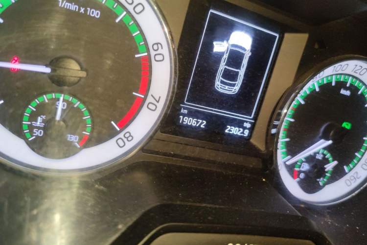 Used Skoda Octavia 2018 TSI230 DSG Luxury Edition Odometer Close Up