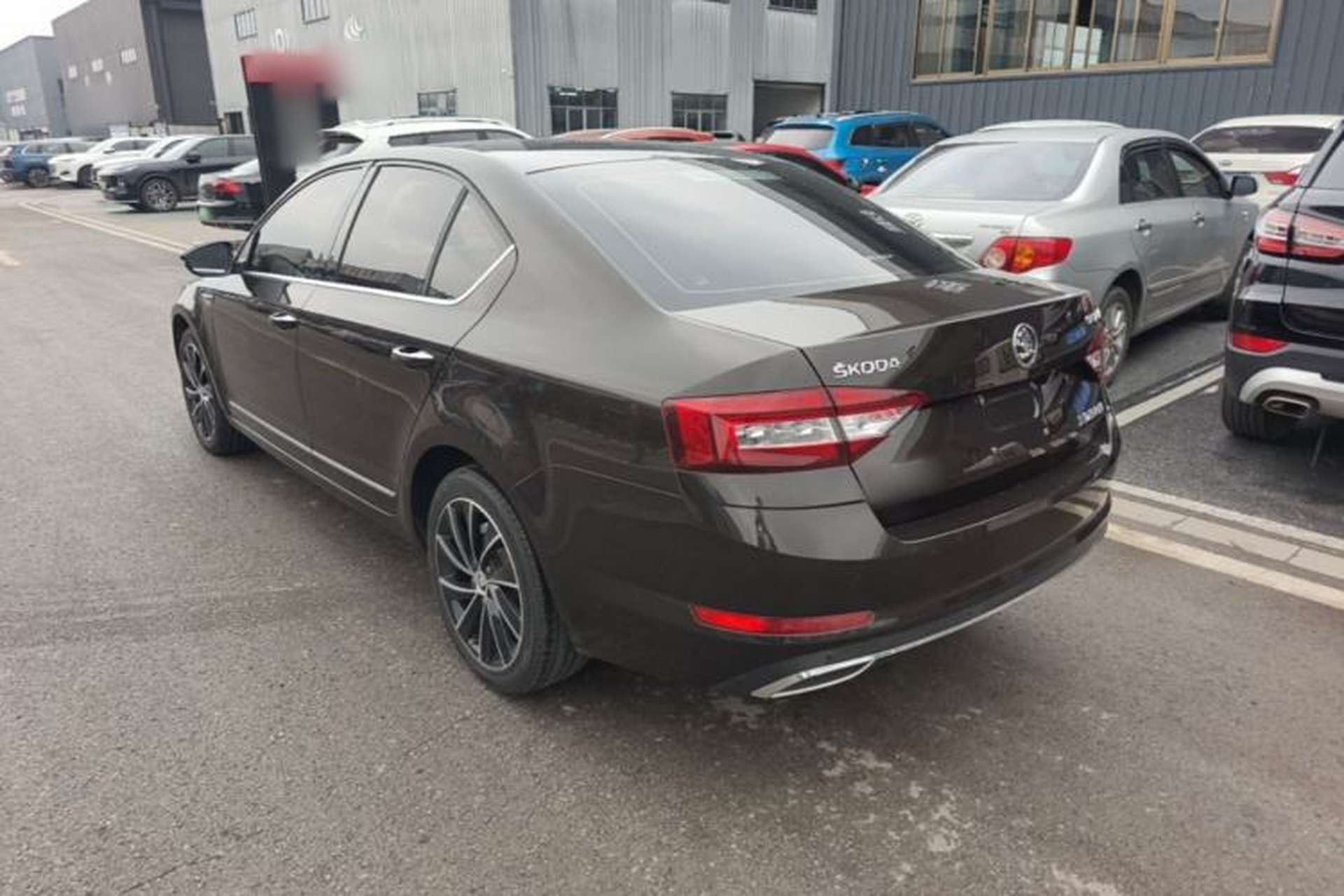 Used Skoda Octavia 2018 TSI280 DSG Luxury Edition Rear Left 45 Deg