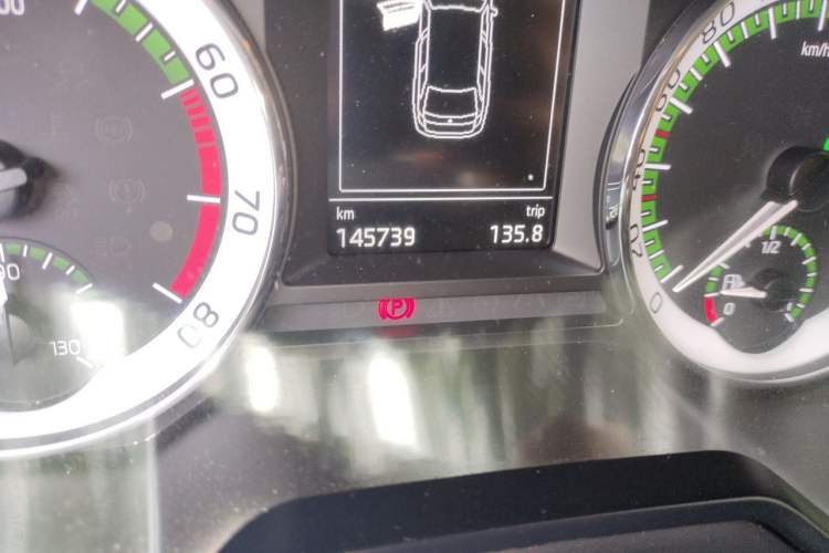 Used Skoda Octavia 2018 Station Wagon TSI280 DSG Luxury Edition Odometer Close Up