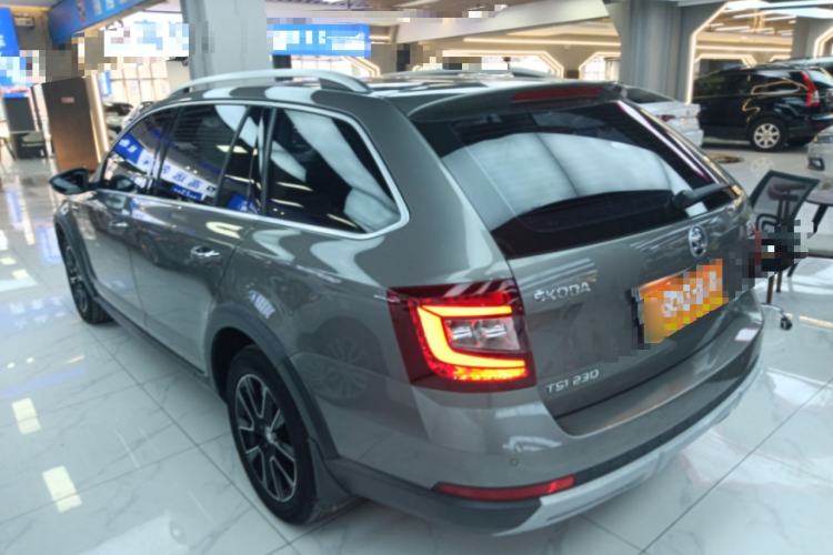 Used Skoda Octavia 2018 Station Wagon TSI230 DSG Luxury Edition Rear Left 45 Deg