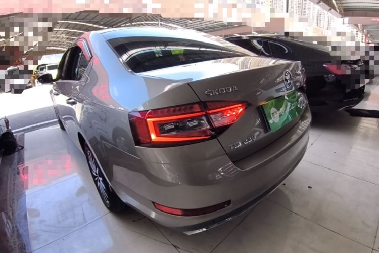 Used Skoda Octavia 2018 TSI230 DSG Luxury Edition Rear Left 45 Deg