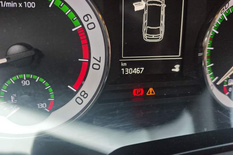 Used Skoda Octavia 2018 Station Wagon TSI280 DSG Flagship Edition Odometer Close Up