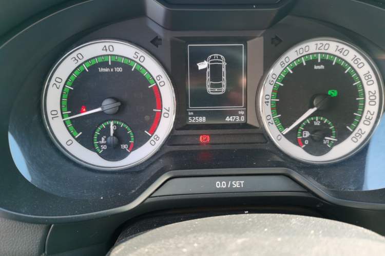 Used Skoda Octavia 2018 Station Wagon TSI280 DSG Luxury Edition Odometer Close Up