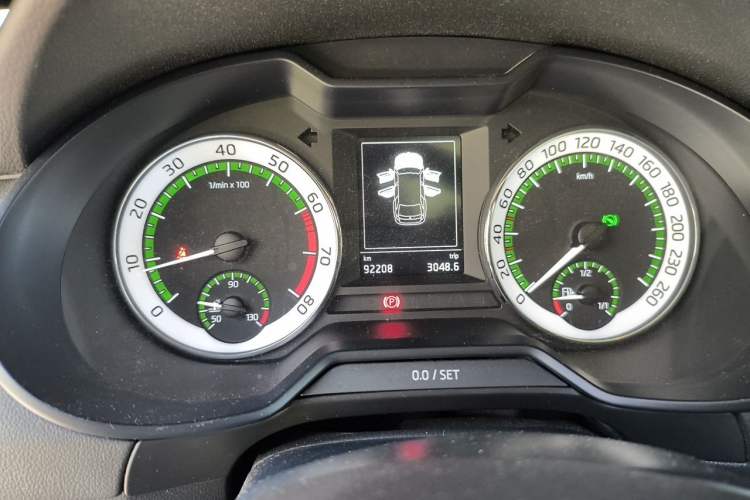 Used Skoda Octavia 2018 Station Wagon TSI280 DSG Luxury Edition Odometer Close Up