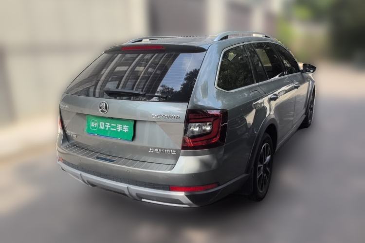 Used Skoda Octavia 2018 Station Wagon TSI230 DSG Luxury Edition Rear Right 45 Deg