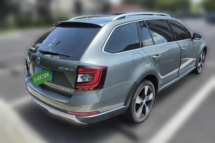 Used Skoda Octavia 2018 Station Wagon TSI280 DSG Luxury Edition Rear Right 45 Deg