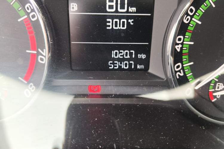 Used Skoda Octavia 2018 TSI230 DSG Comfort Edition Odometer Close Up