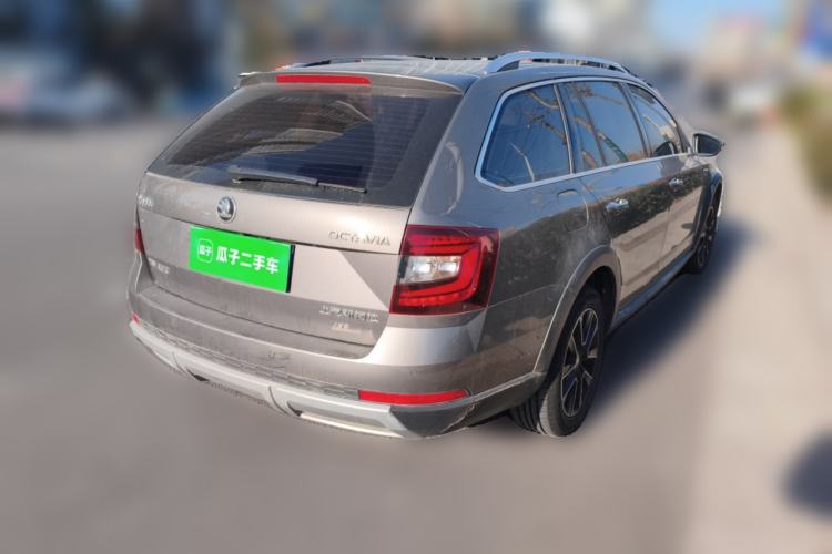 Used Skoda Octavia 2018 Station Wagon TSI230 DSG Luxury Edition Rear Right 45 Deg