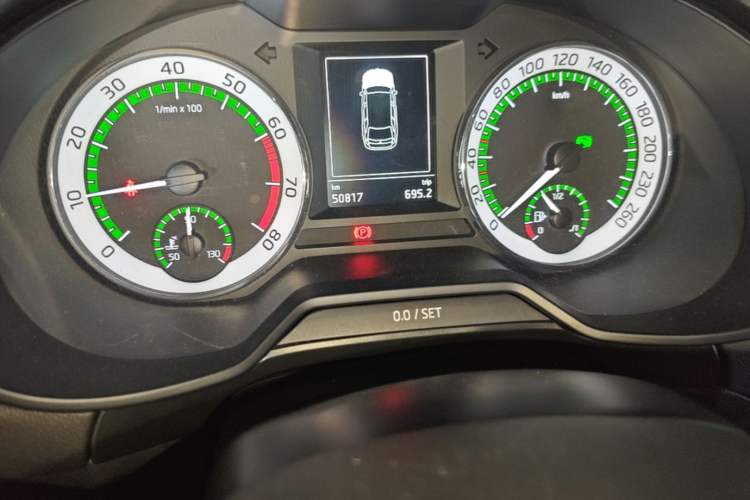 Used Skoda Octavia 2018 Station Wagon TSI280 DSG Luxury Edition Odometer Close Up