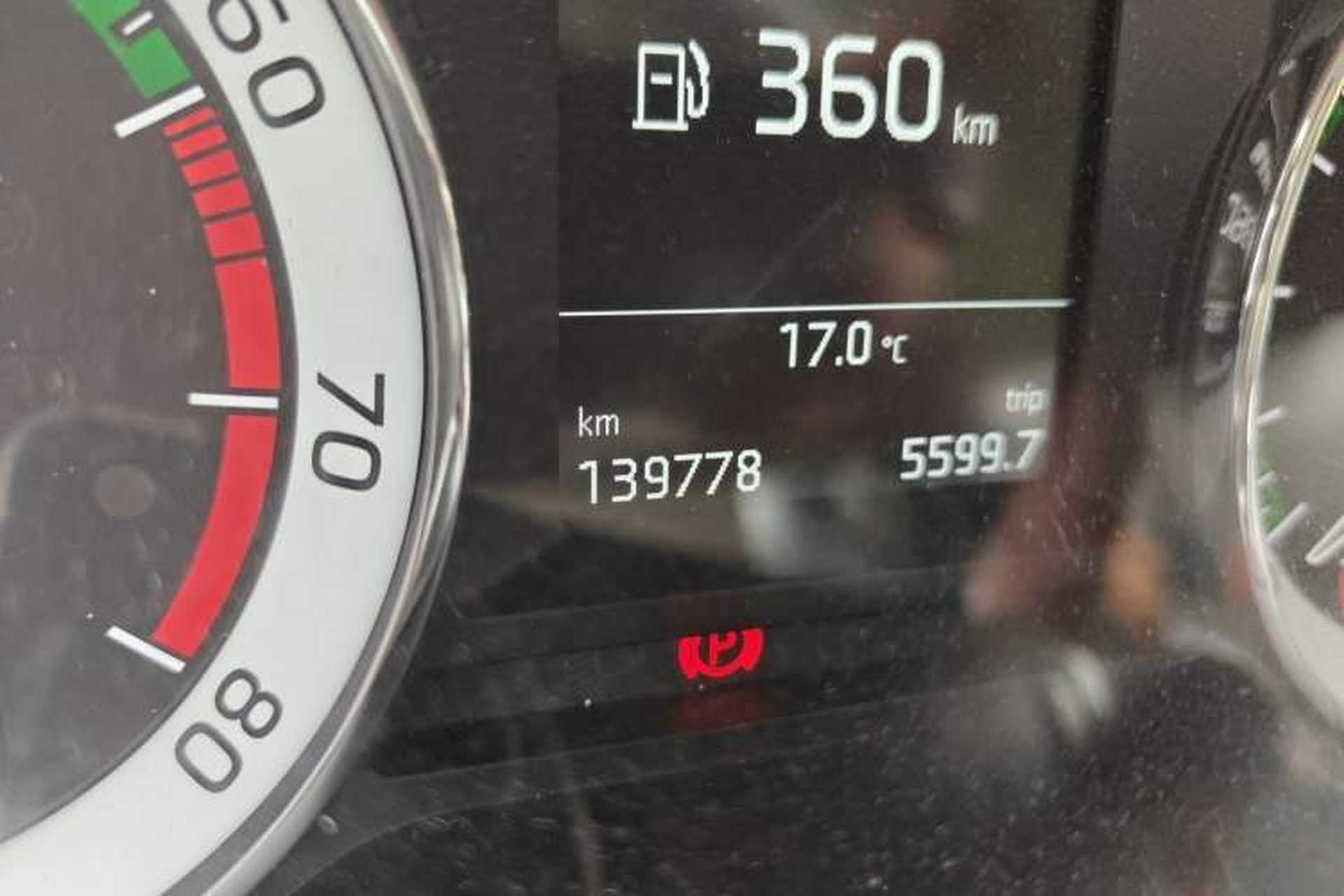 Used Skoda Octavia 2018 Station Wagon TSI280 DSG Flagship Edition Odometer Close Up