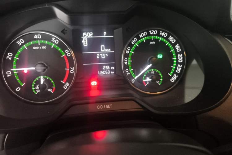 Used Skoda Octavia 2018 Station Wagon TSI230 DSG Comfort Edition Odometer Close Up