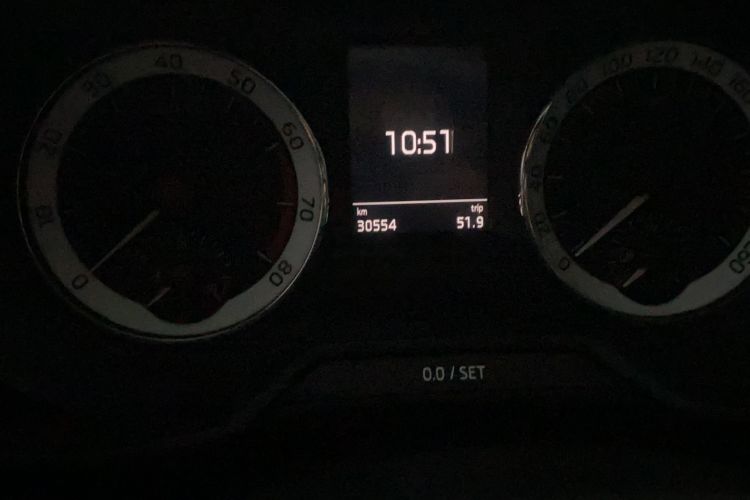 Used Skoda Octavia 2018 Station Wagon TSI230 DSG Luxury Edition Odometer Close Up