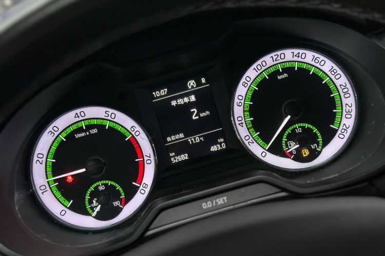 Used Skoda Octavia 2018 Station Wagon TSI280 DSG Luxury Edition Odometer Close Up