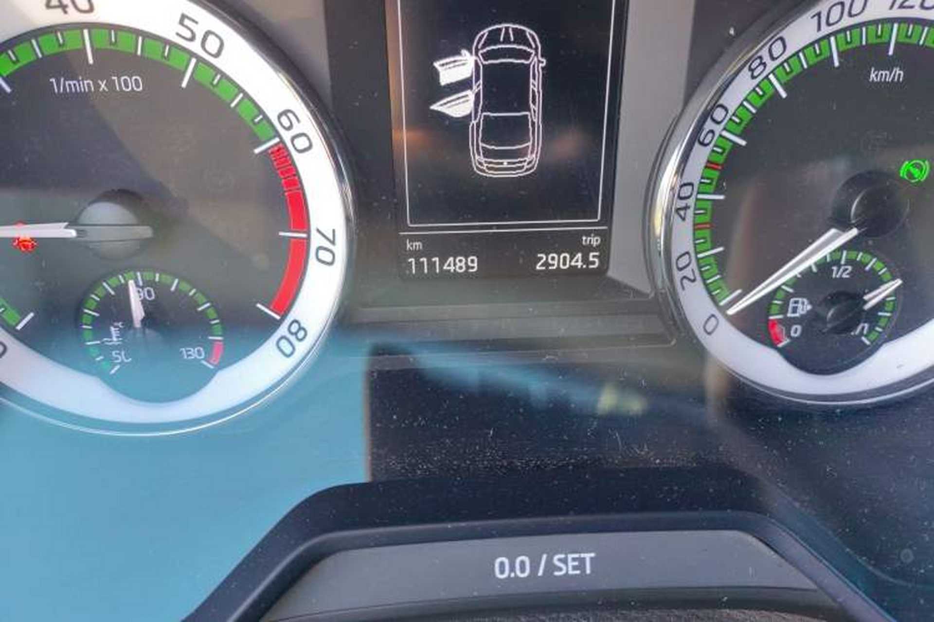 Used Skoda Octavia 2018 TSI230 DSG Luxury Edition Odometer Close Up