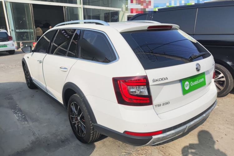 Used Skoda Octavia 2018 Station Wagon TSI230 DSG Luxury Edition Rear Left 45 Deg