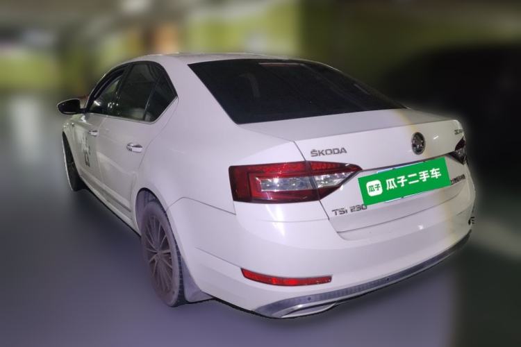 Used Skoda Octavia 2018 TSI230 DSG Luxury Edition Rear Left 45 Deg