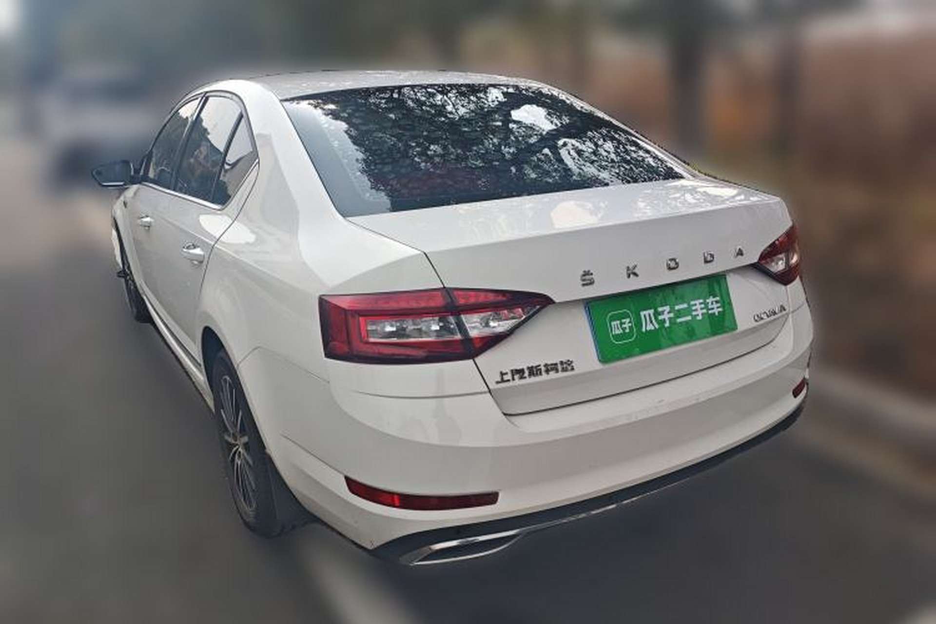 Used Skoda Octavia 2018 1.6L Automatic Luxury Edition Rear Left 45 Deg
