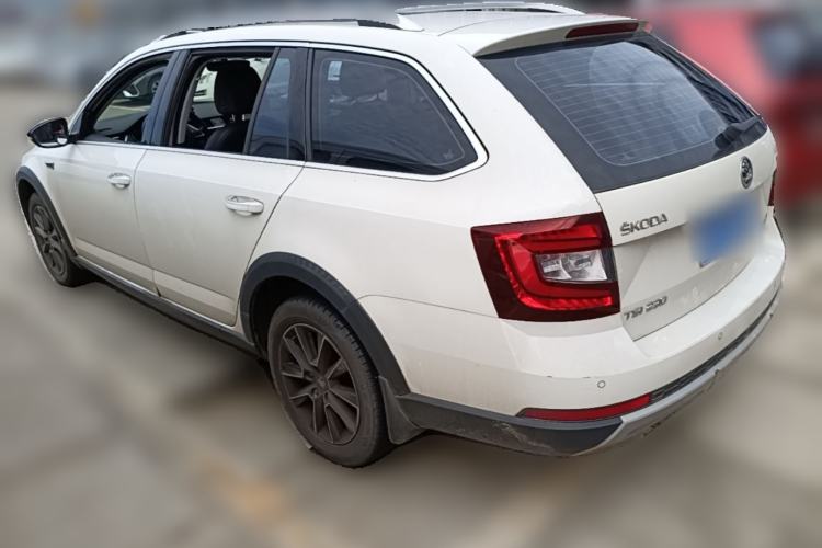 Used Skoda Octavia 2018 Station Wagon TSI230 DSG Luxury Edition Rear Left 45 Deg