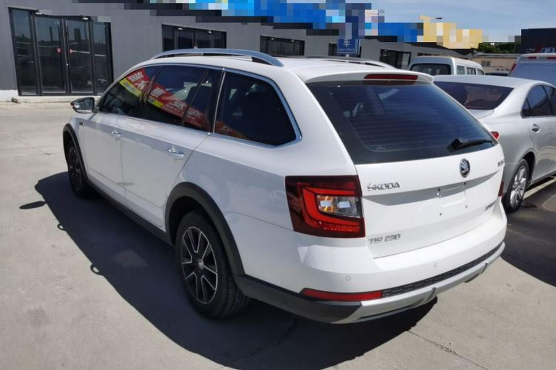 Used Skoda Octavia 2018 Station Wagon TSI230 DSG Luxury Edition Rear Left 45 Deg