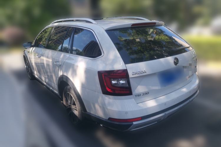 Used Skoda Octavia 2018 Station Wagon TSI230 DSG Luxury Edition Rear Left 45 Deg