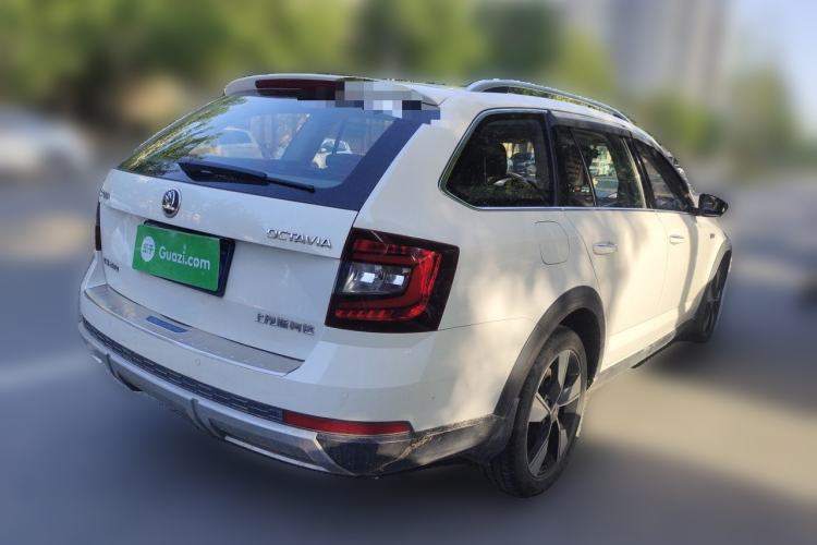 Used Skoda Octavia 2018 Station Wagon TSI280 DSG Luxury Edition Rear Right 45 Deg