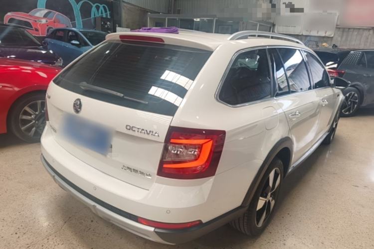 Used Skoda Octavia 2018 Station Wagon TSI280 DSG Luxury Edition Rear Right 45 Deg