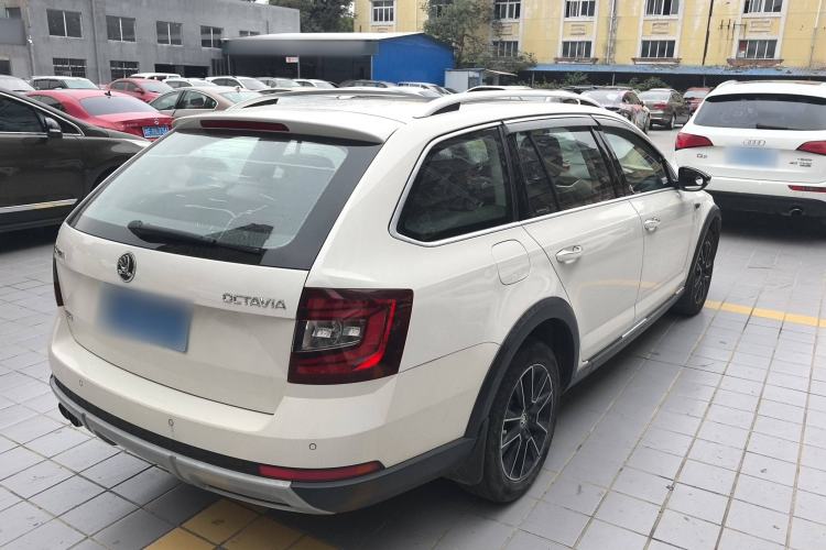 Used Skoda Octavia 2018 Station Wagon TSI230 DSG Luxury Edition Rear Right 45 Deg