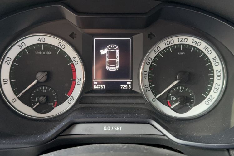 Used Skoda Octavia 2018 TSI230 DSG Luxury Edition Odometer Close Up