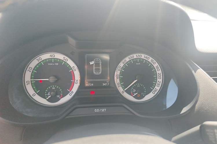Used Skoda Octavia 2018 TSI230 DSG Luxury Edition Odometer Close Up