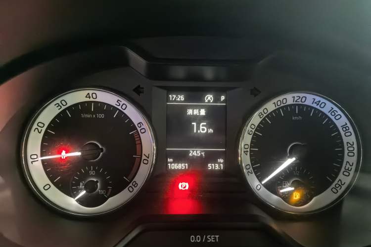 Used Skoda Octavia 2019 1.5L Automatic Smart Drive Luxury Edition China VI Standard Instrument Cluster